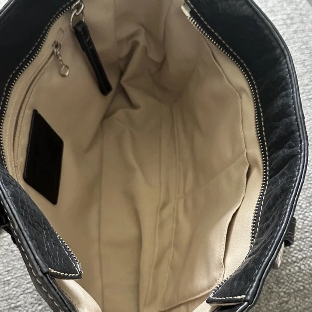 Coach Black Leather Bag